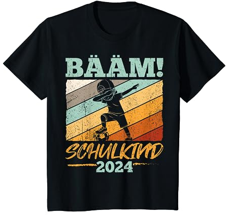 BÄÄM Schulkind 2024 Einschulung 1. Klasse Geschenk T-Shirt