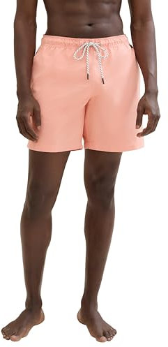 TOM TAILOR 1040973 Short de Bain, 12642-Rose Corail Hazy, XS Homme