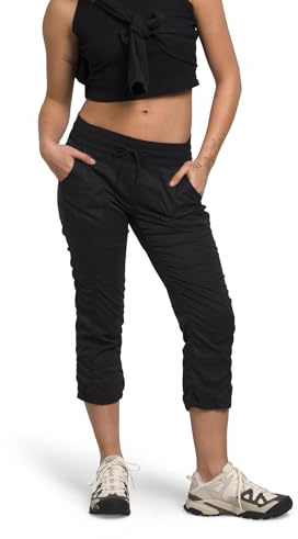 The North Face Women's Aphrodite 2.0 Capri - Moisture Wicking, Water Repellent Finish, UPF 40+ Protection, TNF Black-NPF, Small