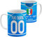 StudioPixelStore Tazza Personalizzata – Idea Regali Personalizzati – Mug Personalizzabile con Squadre del Campionato Italiano – Tazze in Ceramica per la Colazione – (Tifosi Napoli)