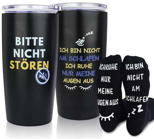 ANOTION Regalos para hombres - Regalo del Día del Padre para papá Regalos divertidos para hombres Taza aislada de acero inoxidable -Regalos útiles para hombres Regalos prácticos