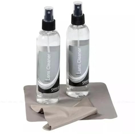 AIBC Just Believe... Eyeglass Lens Cleaner Spray and Microfiber Cloths, 2 x 236ml Spray Bottles, 2 Pack