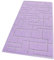 Tappeto Casa Cucina 3D Tinta Unita Design Geometrico Moderno Assorbente Antiscivolo 50x80 Viola