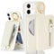 SailorTech iPhone 12 Mini Case with Ring Stand, Wallet, Kickstand, Card Slots - White