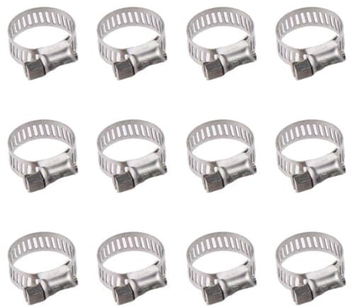 Hose Clamps Stainless Steel Hoop Clamp Automotive Car Fuel Pipe Tube Clip Hardware Spring Water Plumbing,13,19mm