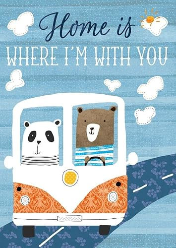 Gutsch Verlag Postkarte Liebe Home is where I'm with you