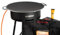 MUURIKKA Outdoor-Kochset, Gasbrenner D-350, 35cm, 2-Brennringe (mit langen Beinen, Windschutz, separat regulierbar, für Wok, Grillplatte & Paella, emailliert) mit Muurikka Grillpfanne 48