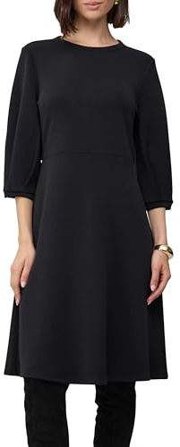s.Oliver Ausgestelltes Scuba-Kleid mit 3/4-Ärmeln