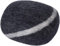 myfelt Hugo - Filz Kieselstein, Meditationskissen, Yogakissen, Dekokissen dunkelgrau rund - Größe S
