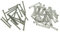 Dopro Pack of 20 USA/Imperial Thread Guitar Humbucker Pickup Screws Humbucker Pickup Height Screws with Springs for/EMG/Seymour Duncan/Dimarzio Nickel
