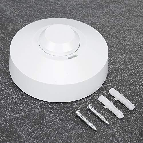 AUNMAS Mikrowellen-Sensorschalter, DC 12-24V 360° Niederspannungs-Mikrowellen-Radarsensor Licht-Bewegungsmelder-Schalter für Schränke, Keller, Waschräume, Garagen, Bäder