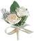 LOVIVER Ansteckblume Herren Brosche sbrosche Anstecknadel Blumenbrosche Boutonniere Kragenblume Brosche