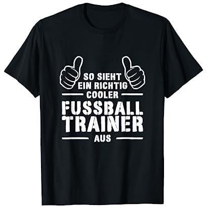Cooler Fußballtrainer Coach Bester Fußball Trainer Geschenk T-Shirt