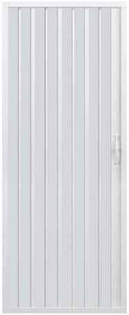 Mampara de ducha Liberté, 110 cm x 185 cm de altura, puerta única de PVC con apertura lateral tipo fuelle
