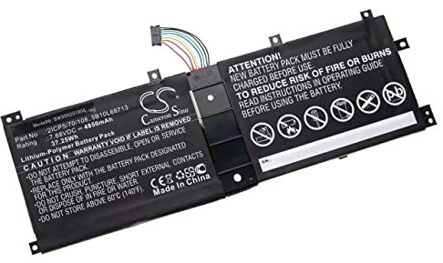 vhbw Replacement Battery compatible with Lenovo IdeaPad Miix 510-12IKB-80XE001DGE, Miix 510-12IKB-80XE00A6GE Laptop (4850mAh, 7.68V, Li-Polymer)