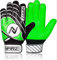NARZ Fussball Torwarthandschuhe Kinder mit super Grip Latex mit stoßdämpfender Polsterung zum Schutz der Handflächen und Finger, Kinder-fußball Handschuhe für Jungen und Mädchen (4, Grün)