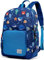 VASCHY Kinderrucksack Jungen, Niedlich Wasserabweisend Vorschule Kinder Rucksack Kindergarten Kleinkind Schul Rucksack Mädchen mit Brustgurt Wal