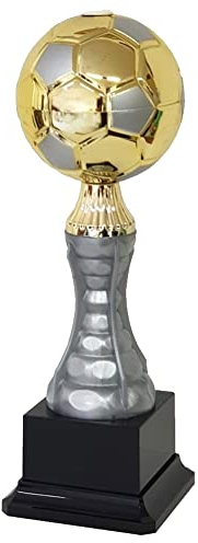 Hole Gadget S.r.l Coppa Trofeo Calcio e Fantacalcio Personalizzata Economica da 24 cm Stile Coppa del mondo Premiazioni Sportive Calcistici per Capocannoniere Giocatore coppe e trofei (Economy)