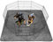 1er Welpenunterlage Waschbar Puppy Training Pads,182*182cm Schnell Absorbierend Haustier Hygieneunterlage, Wiederverwendbar Trainingsunterlagen für Welpen,Groß, Alte, oder inkontinente Hunde Grau