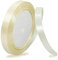 Satinbands Creme 10mm Breit, 23 Meters Geschenkband Schleifenband für Geschenkverpackungen, DIY-Basteleien, Blumensträuße, Nähprojekte, Schleifenherstellung, Geburtstags- und Hochzeitsdekorationen