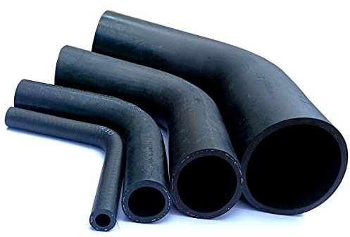 Kühlwasserschlauch Kühlerschlauch EPDM Gummi verschied 90° grad Innen Ø 13mm / Außen 20mm (Ø13mm - 100mmx100mm)