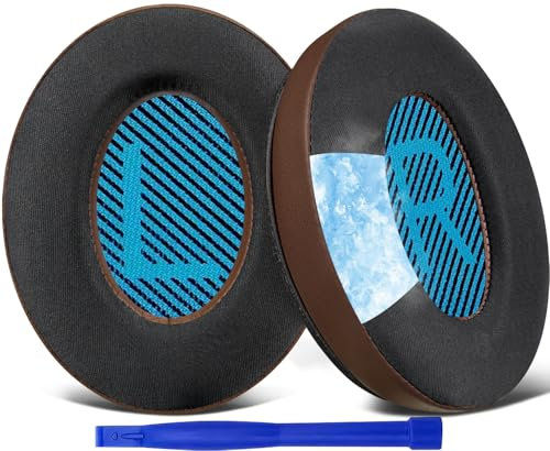 SoloWIT® Kühlgel Ersatz Ohrpolster Polster für Bose Kopfhörer, Ersatzpolster für QuietComfort 15 QC15 QC25 QC2 QC35/Ae2 Ae2i Ae2w/SoundTrue & SoundLink Around-Ear
