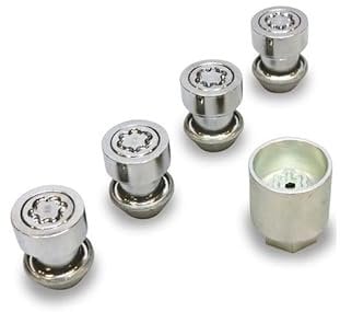 Ford Genuine Galaxy Mk3 S-Max Mk1 Locking Wheel Nut Set of 4 & Key 2006-2015 1787943