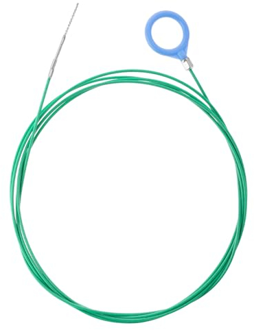 Amaxiu - Juego de 2 herramientas de limpieza de techo corredizo, herramienta de drenaje de 200 cm, herramienta de limpieza de tuberías extra larga, cepillo de drenaje flexible, herramientas de dragado