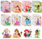 OSDUE 32 PCS Make a Face Sticker Sheets, Princess DIY Stickers for Kids Crafts, Make Your Own Stickers Mix and Match Sticker Sheets for Birthday Party Decorations Party Supplies (Princess-32 Sheets)
