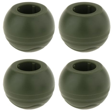 Sharplace 4X Chair Foot Covers Furniture Pad Anti Scratch, Chair End Caps Leg Feet Caps, Chair Leg Protectors for Camping, Outdoor, Green