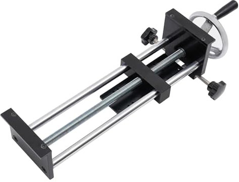 NGARY Supporto per dinamometro, banco di Prova per Manuale 500 N, Tester per carico di trazione e Compressione, Corsa Orizzontale 220 mm/0,79 Pollici, per Uso Industriale, Commerciale, di Laboratorio