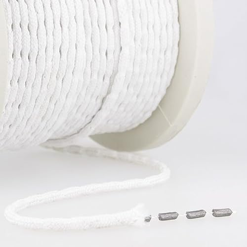 Plomb à Rideaux 30 G - 4 METRES (Environ 120gr) - Corde de Fil de Poids Plombs pour Lester Rideaux Moustiquaires Voilages