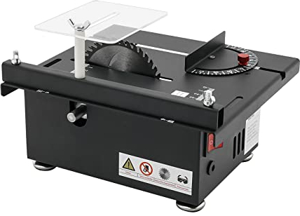 200W Mini Tischkreissäge 10000 U/min Multifunktionale Holzbearbeitung DIY，7 Gang Tischsäge Table Saw Mini Tischkreissäge Geeignet für die Holzbearbeitung