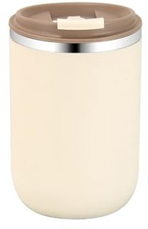 Vasos Reutilizables, Vasos Apilables Taza de té de acero inoxidable con aislamiento de viaje de doble capa con tapa, taza de café aislada, taza de viaje al aire libre de gran capacidad(Color:C)