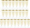 Bicchiere di Champagne in Plastica Riutilizzabili, 25 Pcs Flute da Champagne Eleganti in Plastica Rigida, Tazze di Plastica Trasparenti per Champagne per Feste, Matrimoni, Natale, Capodanno - 150ml