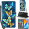 Funda para Honor 70 Lite/Honor X6, Funda Movil Carcasa PU Cuero con Ranura para Tarjeta, Cierre Magnético, Función de Soporte para Honor 70 Lite, Mariposa Dorada