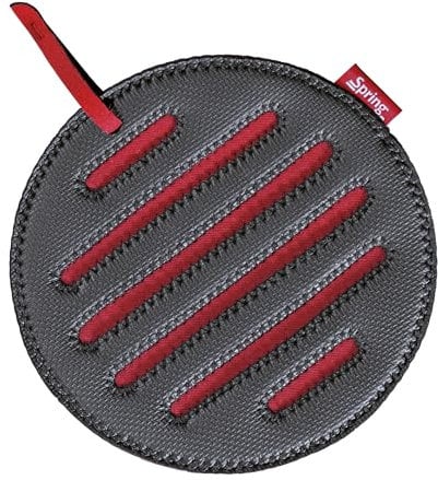 Spring Untersetzer GRIPS rund | Thermoresistentes Neopren-Material | -40 °C bis 260 °C | Rutschfest | Topfuntersetzer und Topflappen | Weich, flexibel, grifffest | Fleckenabweisend | Ø 22 cm