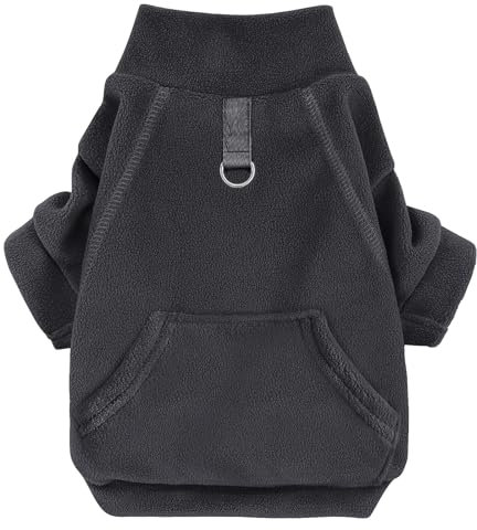 Mosukoirl Hundepullover Hund Hoodie Haustier Warme Mäntel Baumwolle Sweatshirts Hund Kleidung mit Tasche Welpe Pullover Hund Overall für kleine mittlere Hunde Katzen Teddy Chihuahua