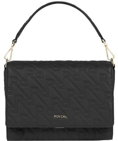 Roeckl Emilia Quilted small Handtasche, Gesteppte Umhängetasche, Schwarz