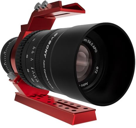 SVBONY SV555 APO Telescope Refractor 54mm, Astrophotography SLR Camera Lens, Petzval Objective Structure, 44mm Full Frame, F4.5 to F22 Variable Aperture, Suitable for Wide Field Astrophotography