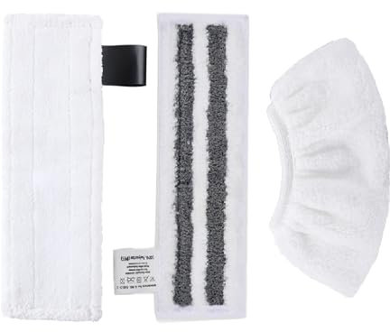3 chiffons en microfibre, compatibles avec les nettoyeurs vapeur Karcher SC1 SC2 SC3 SC4 SC5
