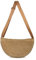 HuiYStar Paille Croix Corps Sac pour Femmes Été Tressé Plage Sac Croissant Bandoulière avec Sangle Réglable 2025, marron