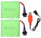 Lot de 2 Batteries RC 7,4 V 1000 mAh 10 C avec Prise SM-4P et Câble de Chargement USB pour Modèle de Voiture RC Buggy RC Boat Truck RC Flatbed Semi-Trailer et Batterie Gel Blaster