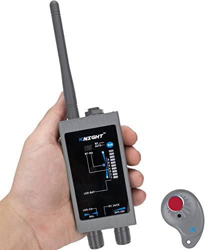 KT-9000 Premium Hidden Device Detector by Knight Electronics - Hidden Camera Detector RF Detector and Bug Detector | Hidden Camera Finder for GPS Tracking/Detection