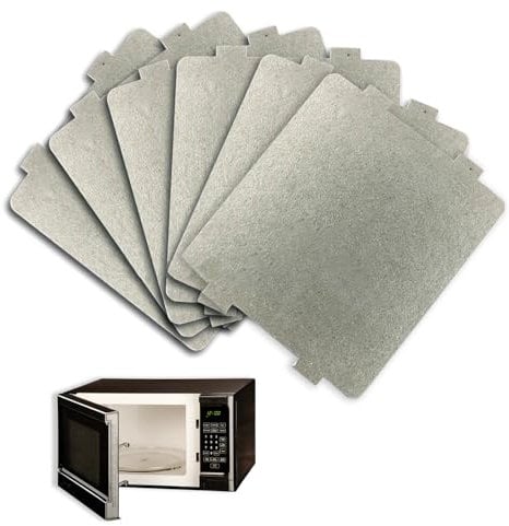 EUYKQNOI Mica Plate for Microwave, 6 Pieces Mica for Universal Microwave Oven Plates Accessories, Microwave Oven Protector in Mica, Universal Microwave Mica Pias