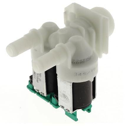 eRicambi®, Elettrovalvola 2 Vie 180° 00428210 per Lavatrice Compatibile con Bosch Siemens Balay - Ricambio Facile da Installare - Ingresso 3/4, Uscita Ø10 mm - Mod. WAQ24468IT, WAE20220II