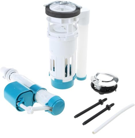 Práctico juego de válvulas de llenado de tanque de inodoro, alto sellado, fácil instalación, diseños de ahorro de agua, accesorio de baño, componente de inodoro