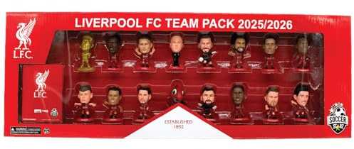 SoccerStarz - Liverpool 16 figure Team Pack (2025/26 Version) /Figures