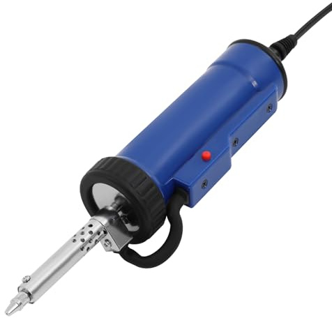 HarBin-Star - Aspirador de soldadura eléctrico, 30 W, con 4 boquillas, bomba de succión antiestático para desoldar, bomba de desoldadura