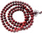 Ouken 1PC Natur Holz 108 Perlen Armband Mala Gebet Halskette Buddhist Link-Handgelenk tragen Sandelholz-Korn-Halskette (8MM Vier Kreise)